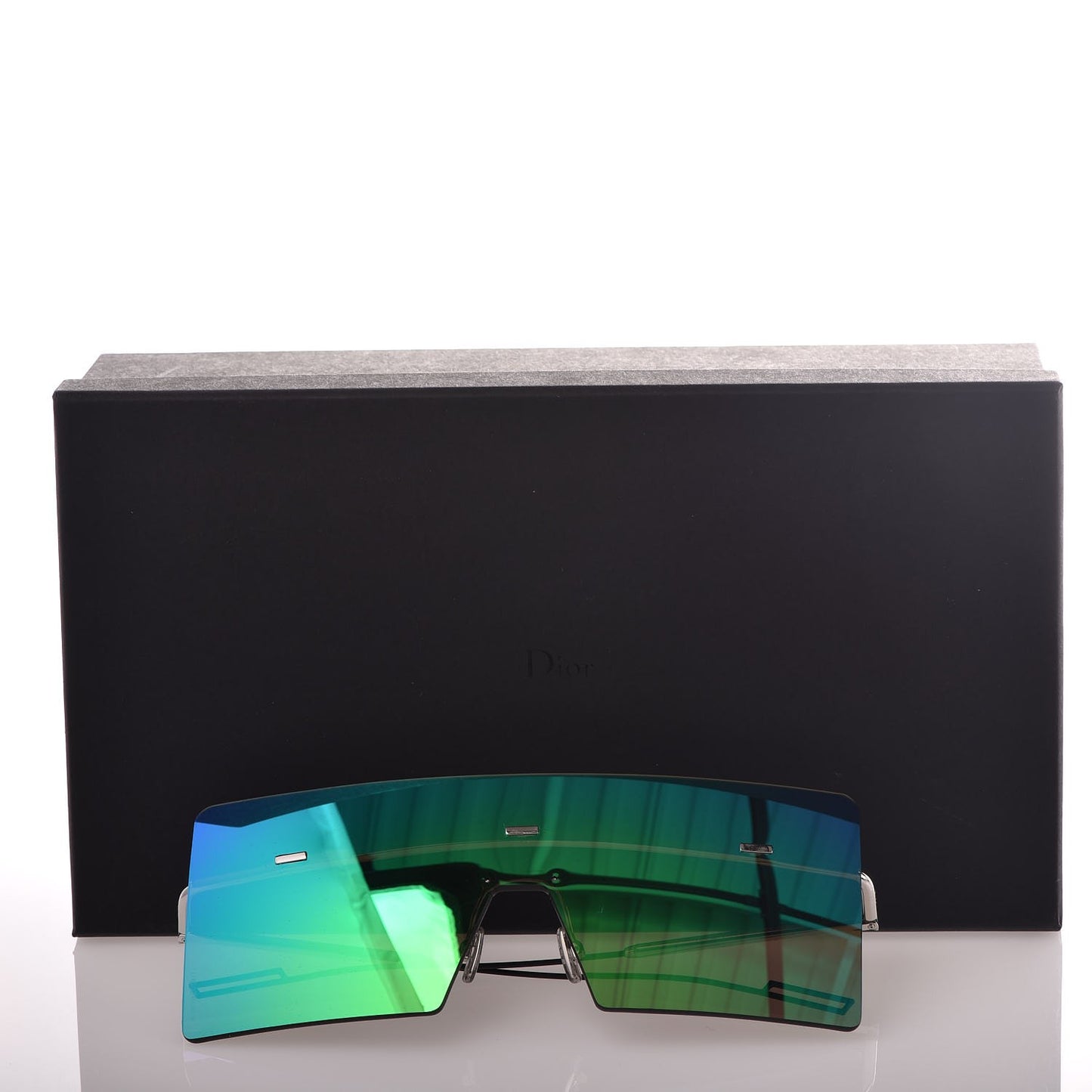 HOMME Mirror Mask HarDior Sunglasses Green Gray
