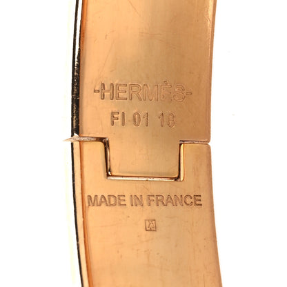 Hermes Enamel Narrow Clic Clac H Bracelet PM White 4 of 4