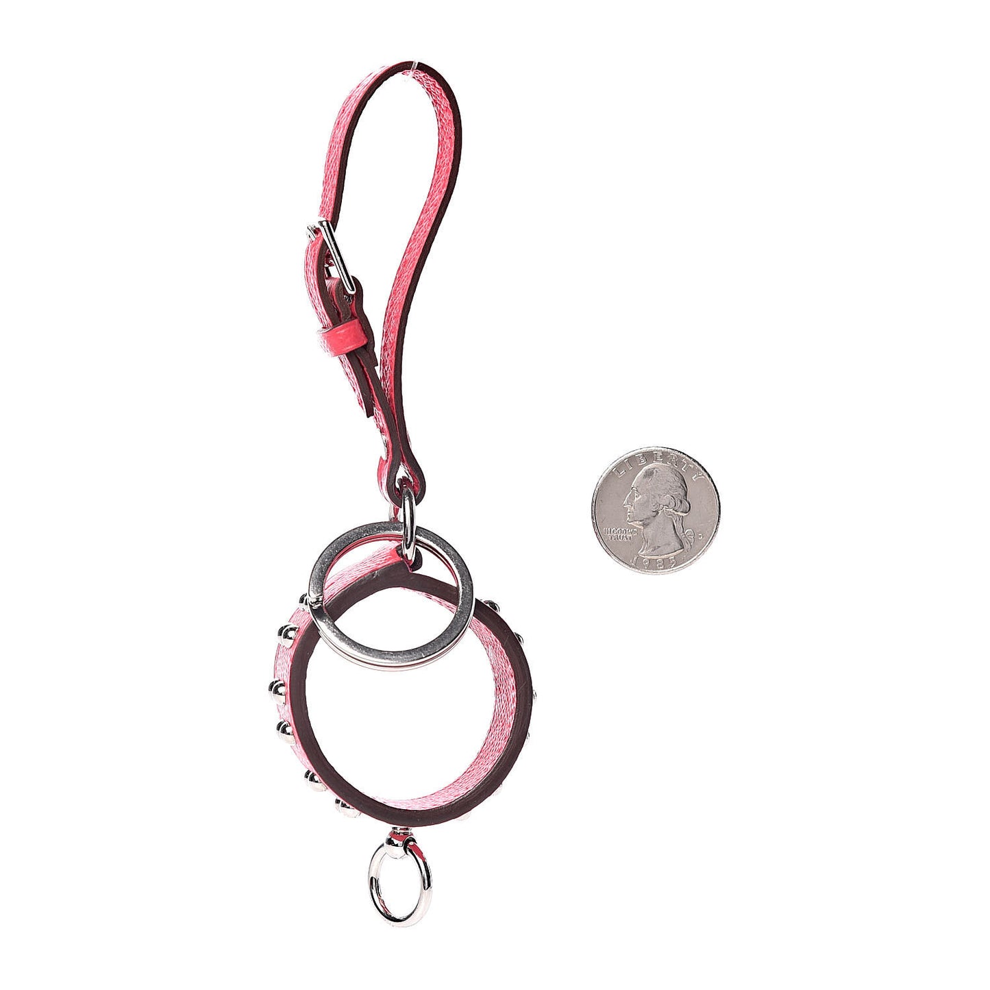 Epsom Collier de Chien Anneau Key Holder Rose Extreme