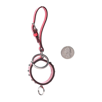 Hermes Epsom Collier de Chien Anneau Key Holder Rose Extreme 2 of 3
