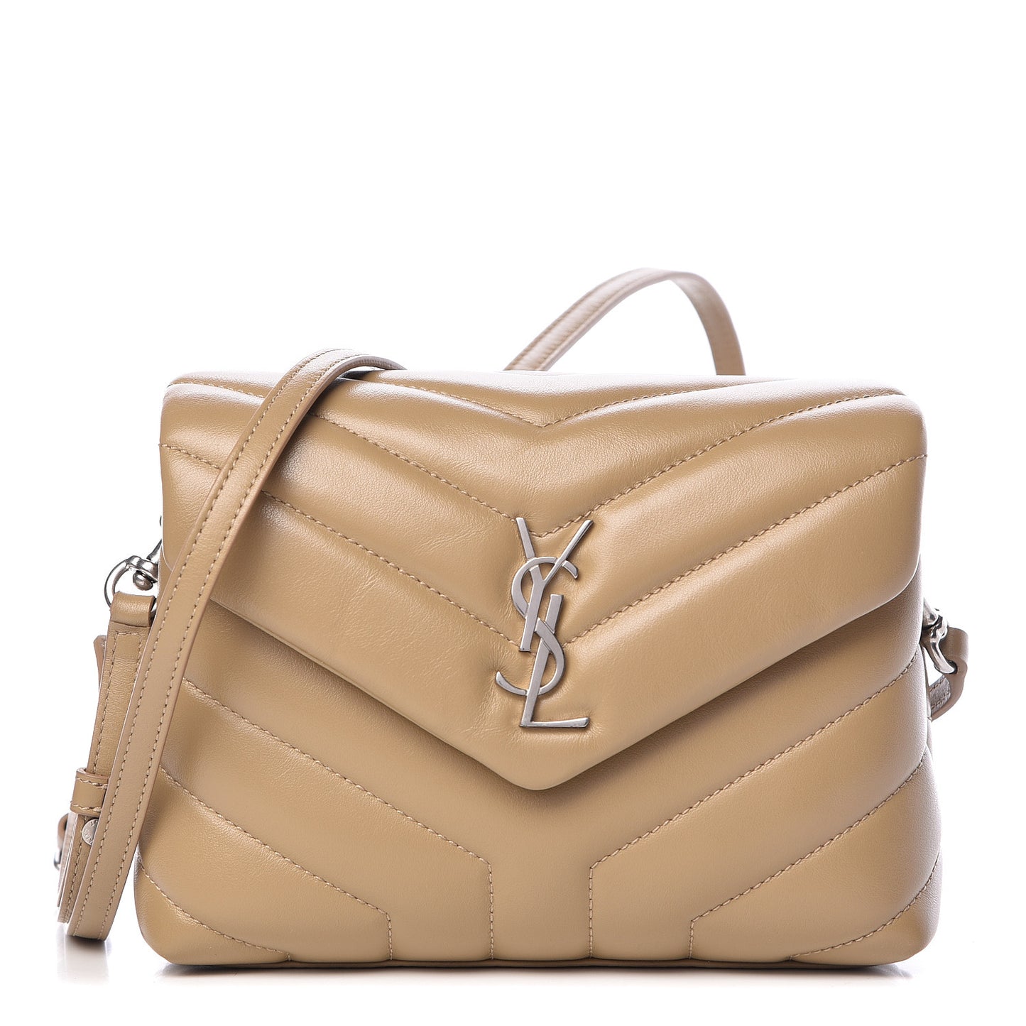 Calfskin Y Quilted Monogram Toy Loulou Satchel Cork