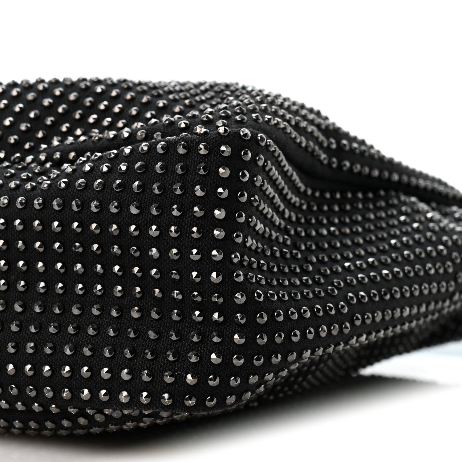 Saint Laurent Cotton Studded Le 5 A 7 Soft Hobo Black 10 of 12