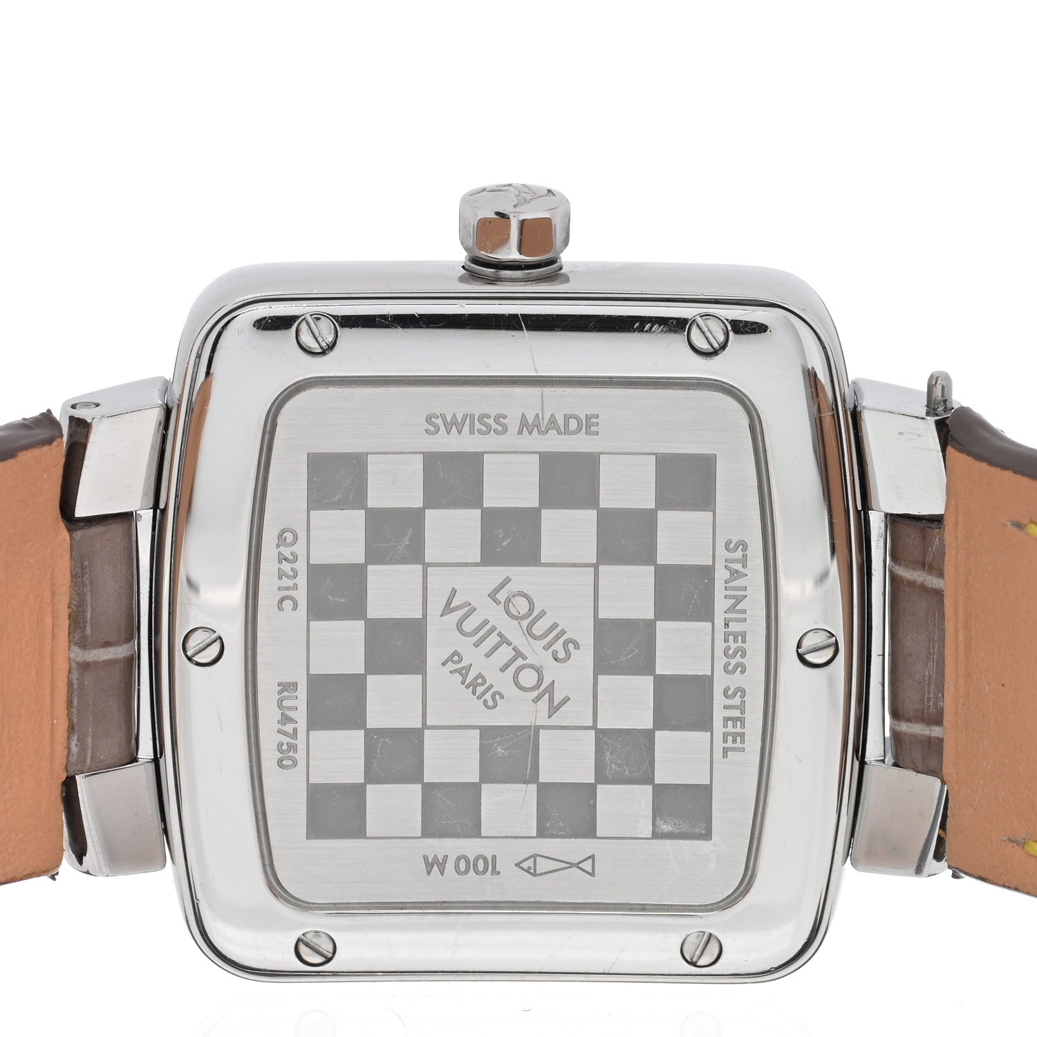 Louis Vuitton Stainless Steel Alligator Mother of Pearl 28mm Speedy Magic Quartz Watch 4 of 4