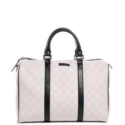 Gucci Monogram Medium Joy Boston Black Trim 1 of 7