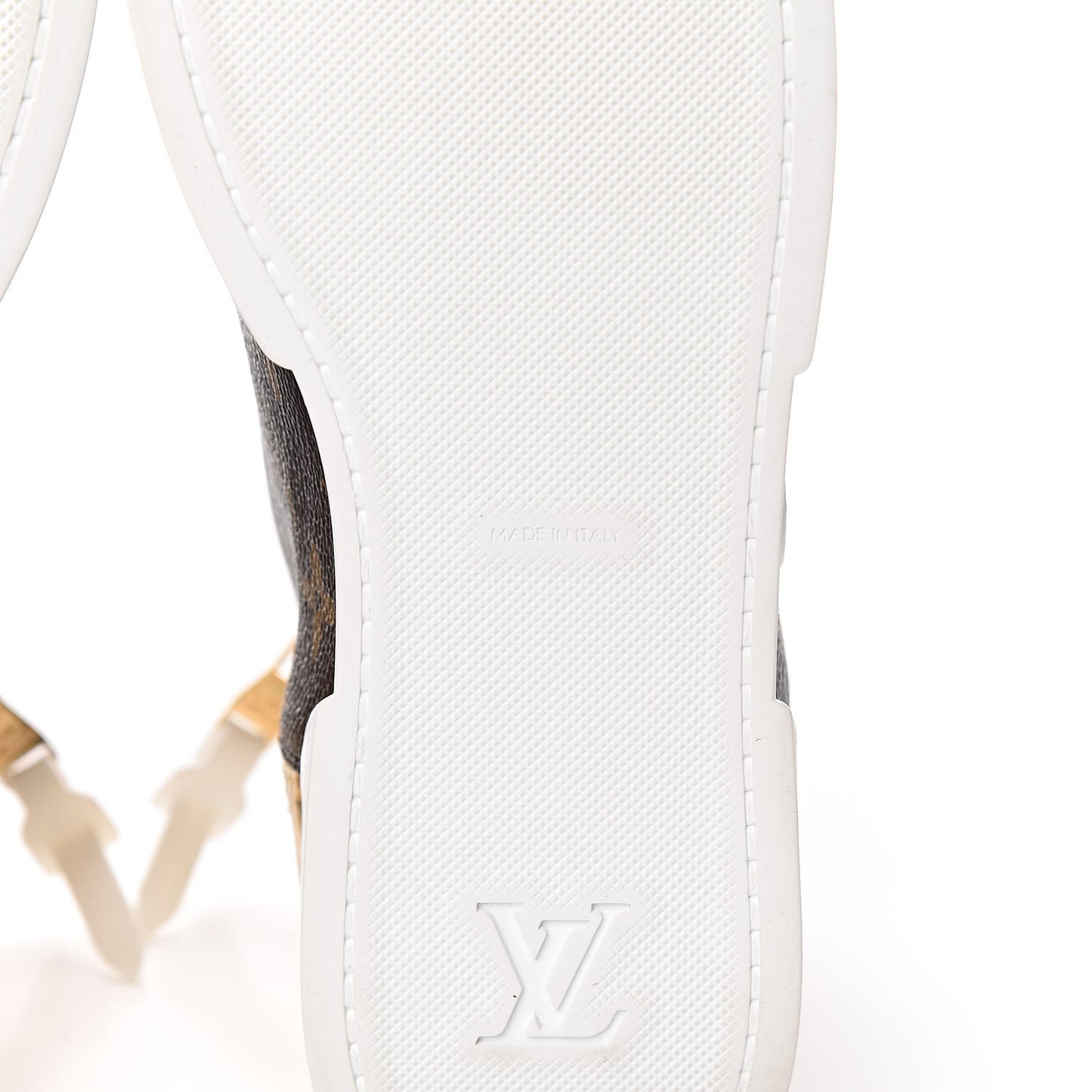 Patent Monogram Stellar Sneaker Boots 39 Gold