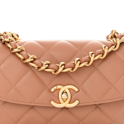 Chanel Caviar Quilted Small Flap Dark Beige 8 of 11