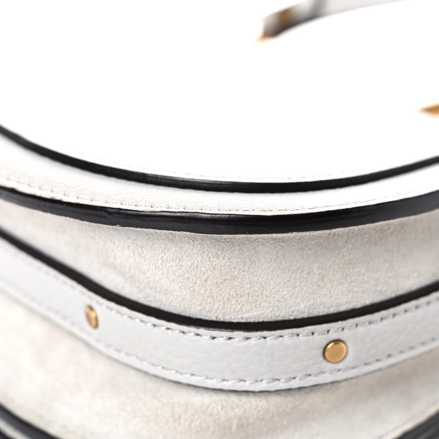 Chloe Calfskin Suede Small Nile Bracelet Bag Airy Grey 11 of 20