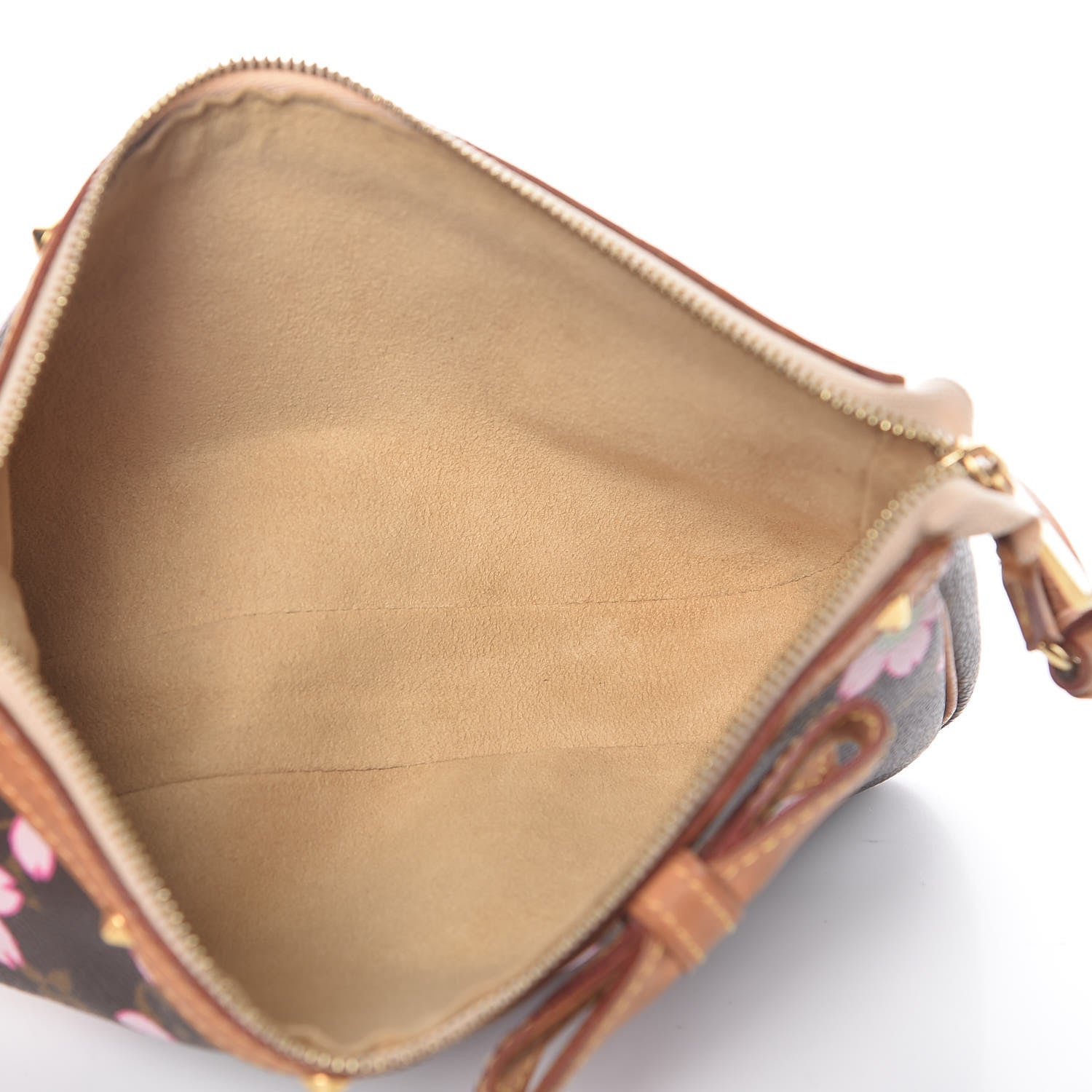 Louis Vuitton Monogram Cherry Blossom Pochette Accessories Brown 5 of 13