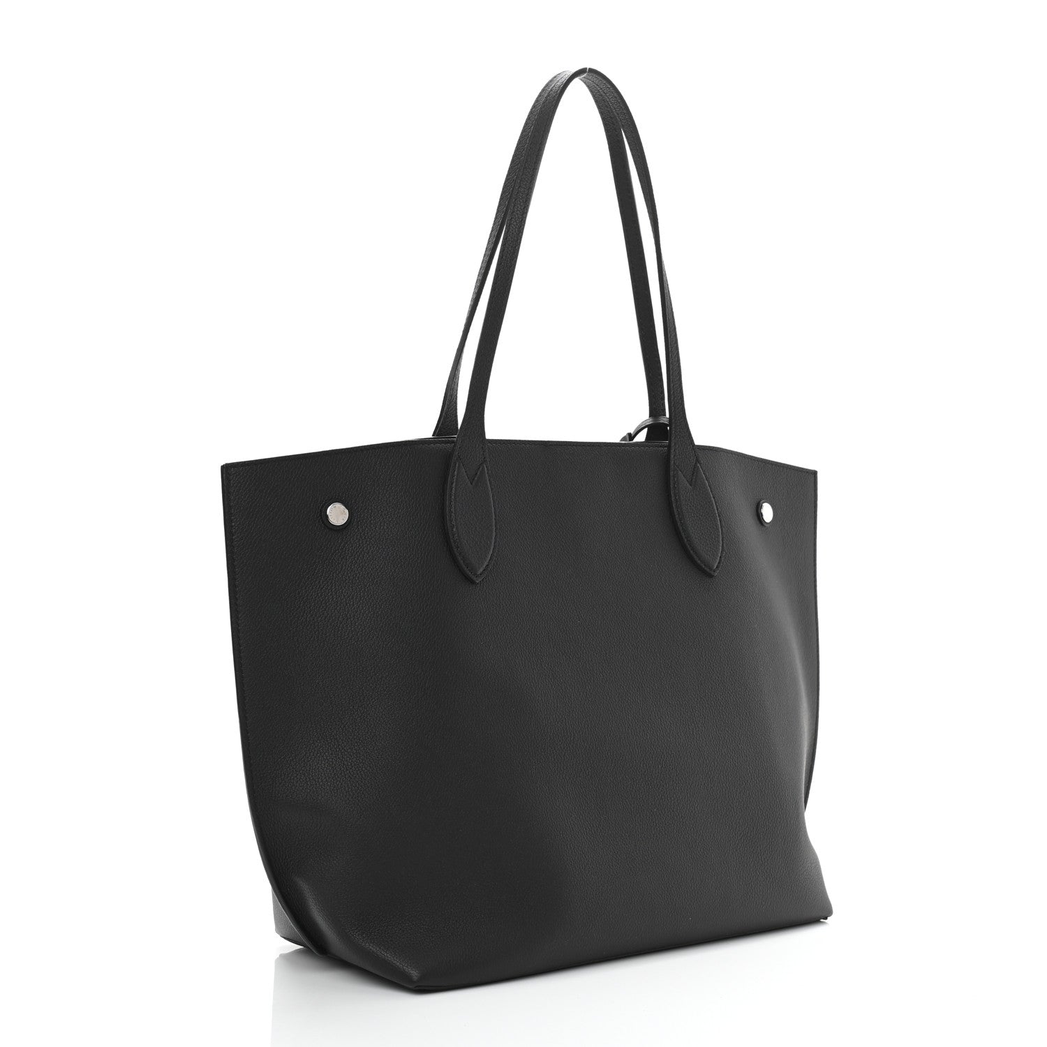Louis Vuitton Calfskin Lockme Go Tote Black 2 of 9