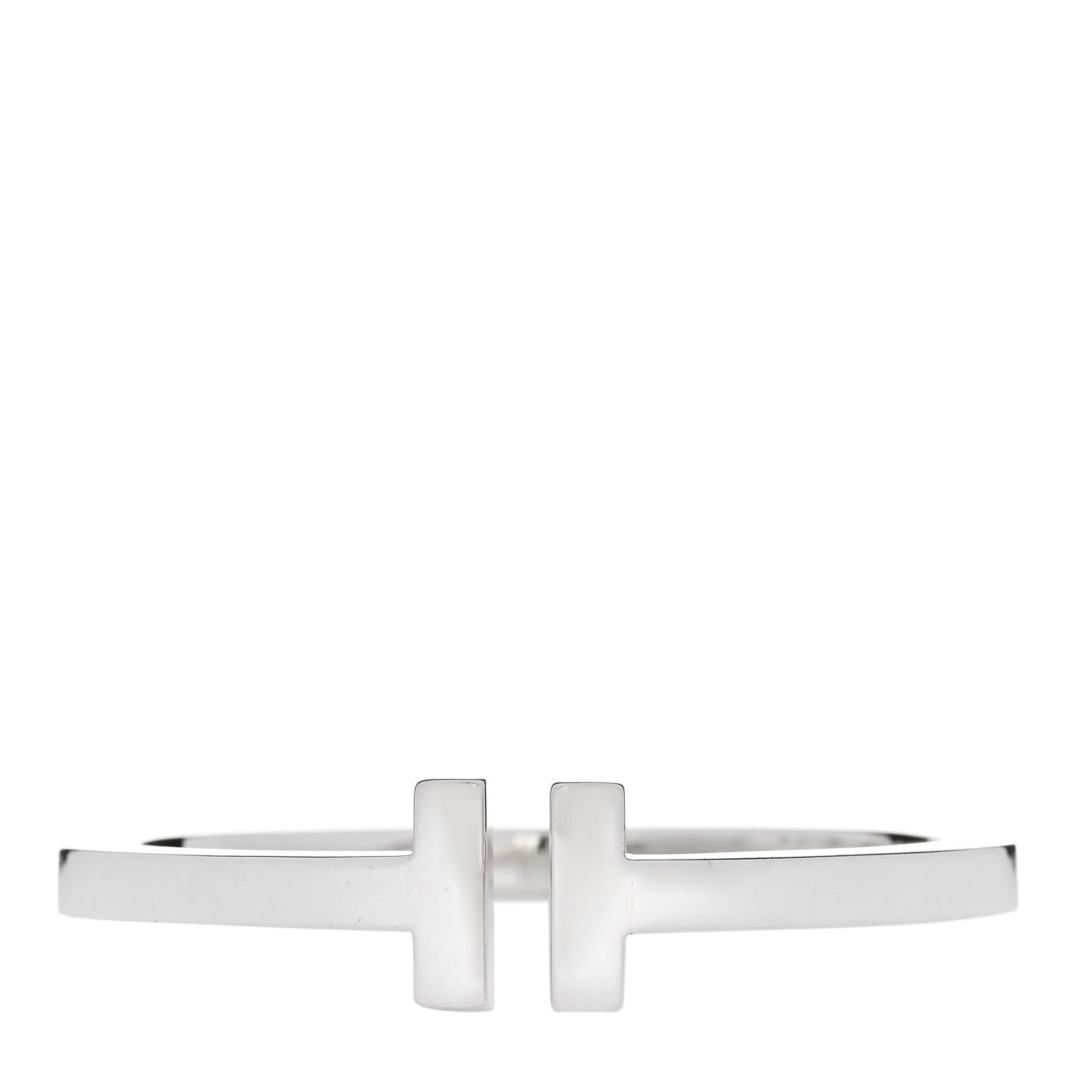 Tiffany Sterling Silver T Square Bracelet 1 of 3