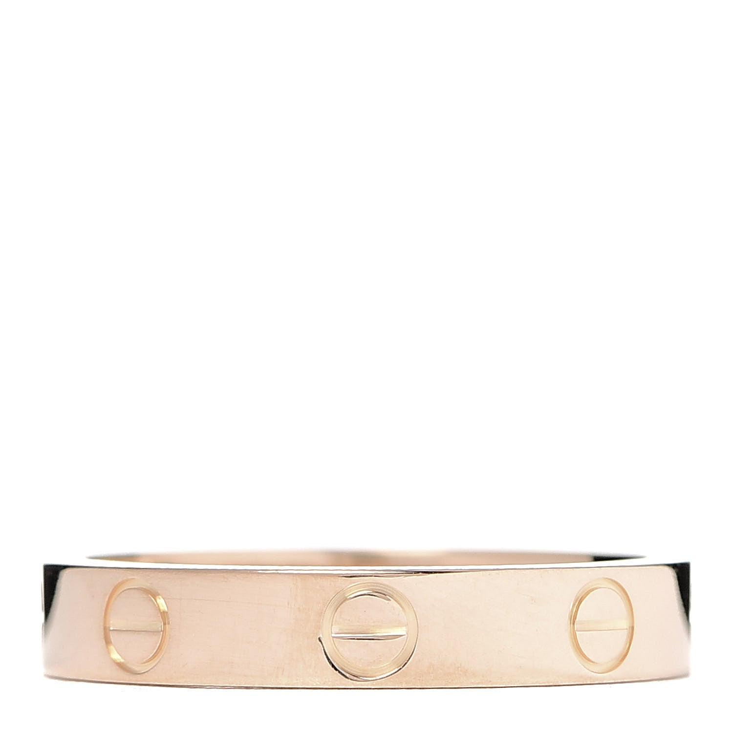 Cartier 18K Pink Gold 3.5mm LOVE Wedding Band Ring 55 7.25 1 of 4