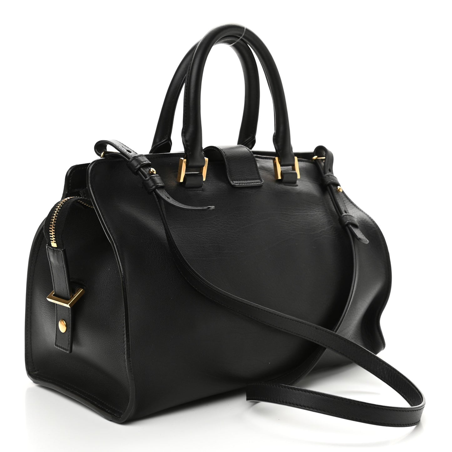 Calfskin Small Classic Y Cabas Black
