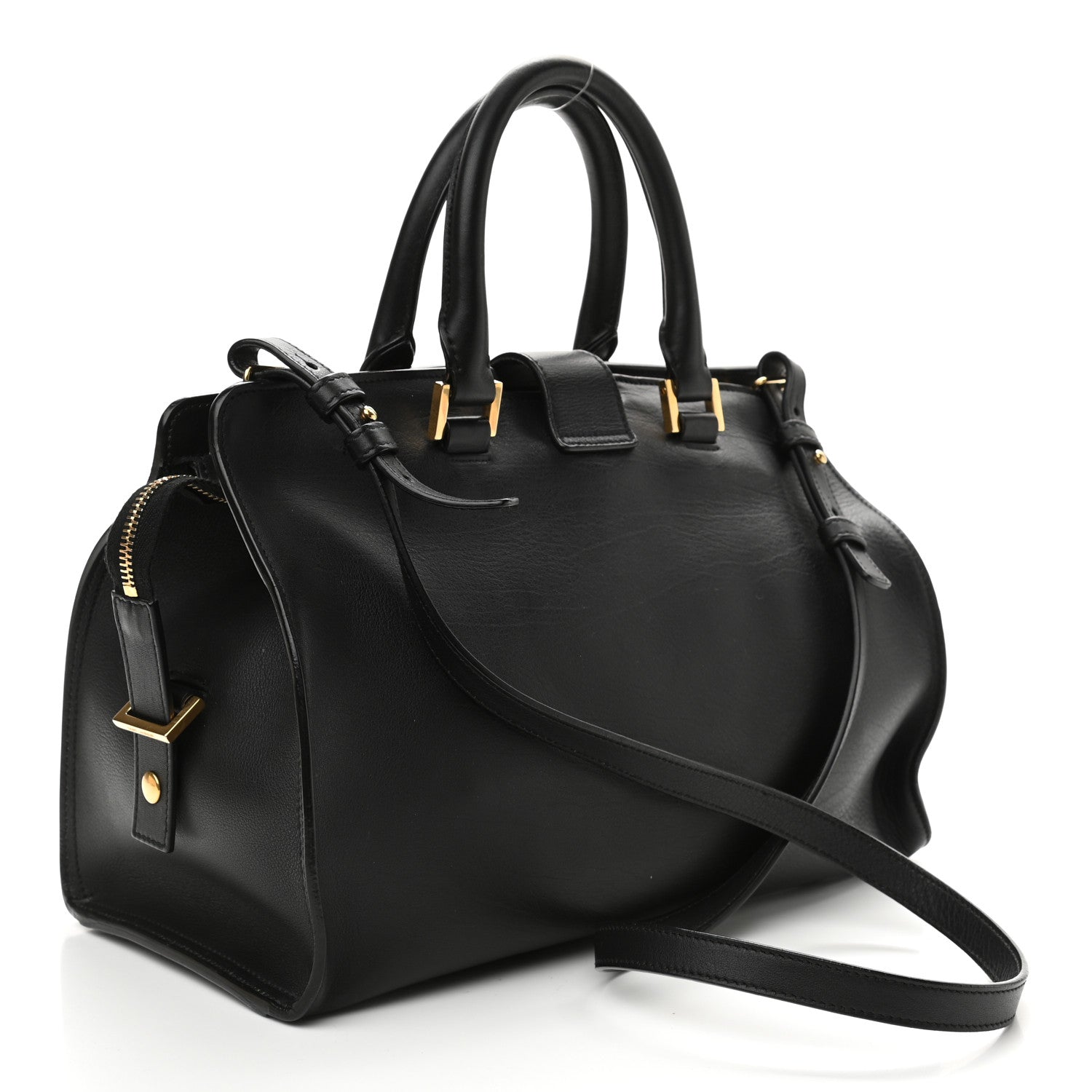 Saint Laurent Calfskin Small Classic Y Cabas Black 2 of 8