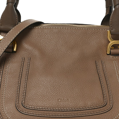 Chloe Calfskin Medium Marcie Satchel Tan 8 of 10