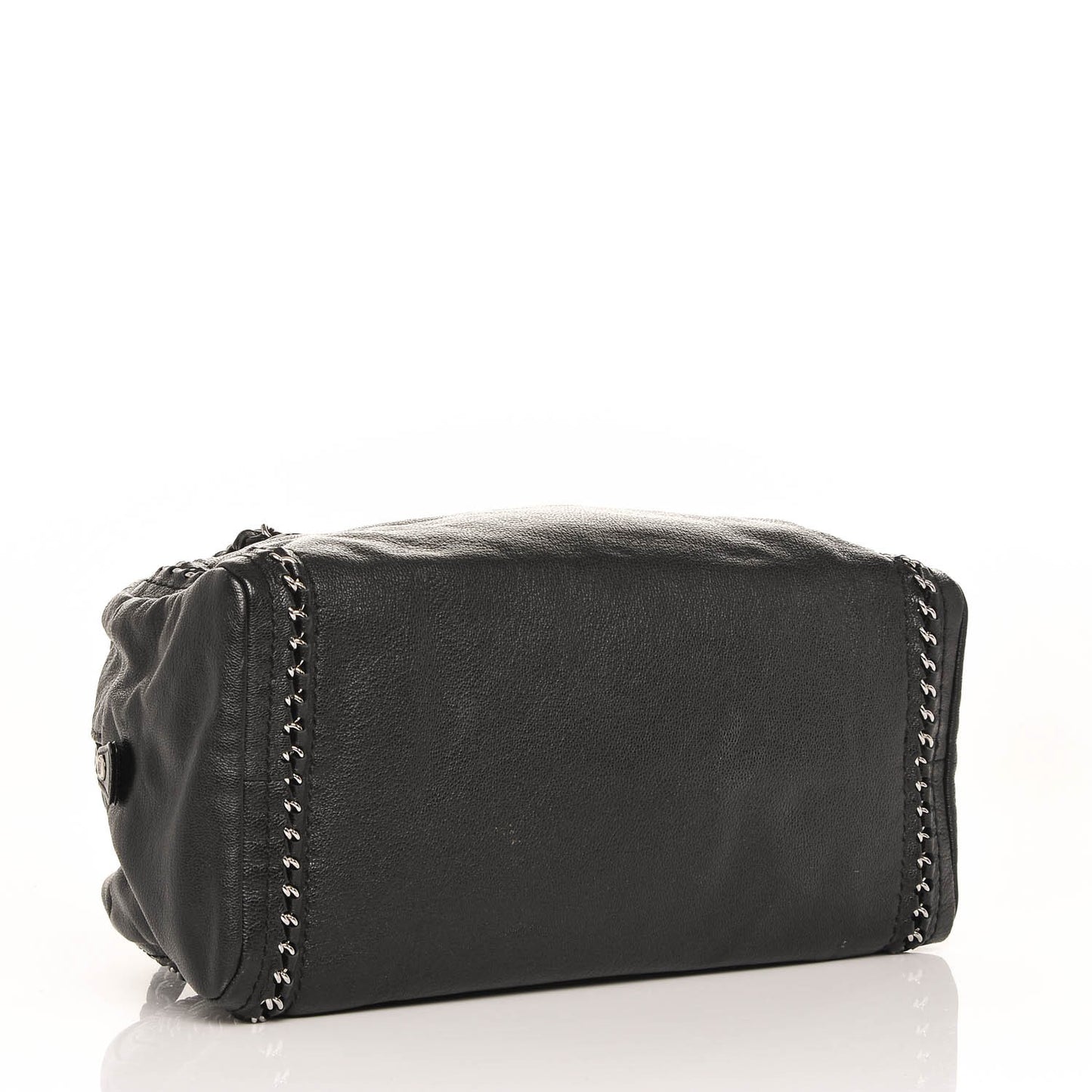 Deerskin Luxe Ligne Medium Bowler Black
