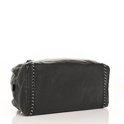 Chanel Deerskin Luxe Ligne Medium Bowler Black 4 of 7