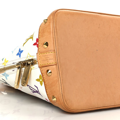 Louis Vuitton Monogram Multicolor Alma White 8 of 11