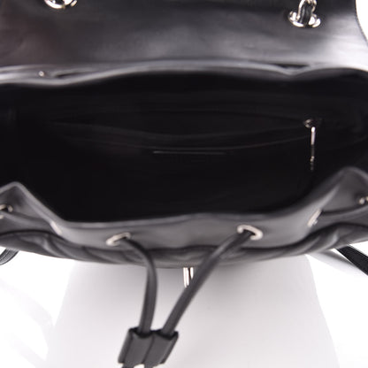 Chanel Calfskin Chevron Quilted Large Urban Spirit Backpack Black 5 of 10