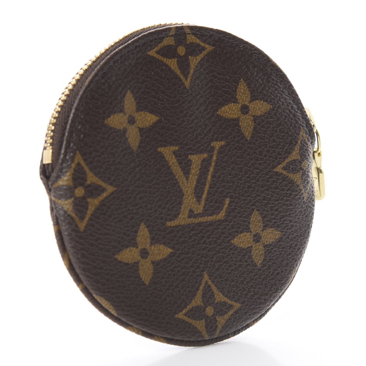 Monogram 2019 Christmas Animation Round Coin Purse Blue