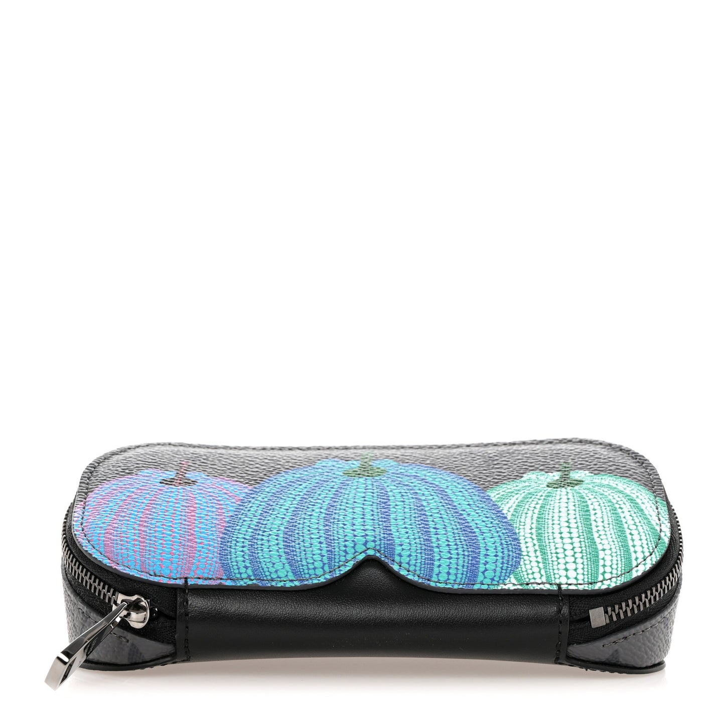 LV X YK Monogram Kusama Pumpkin Sunglasses Pouch