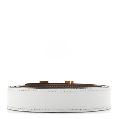 Hermes Epsom Swift 24mm Mini Constance H Belt 90 36 White Etoupe 2 of 6