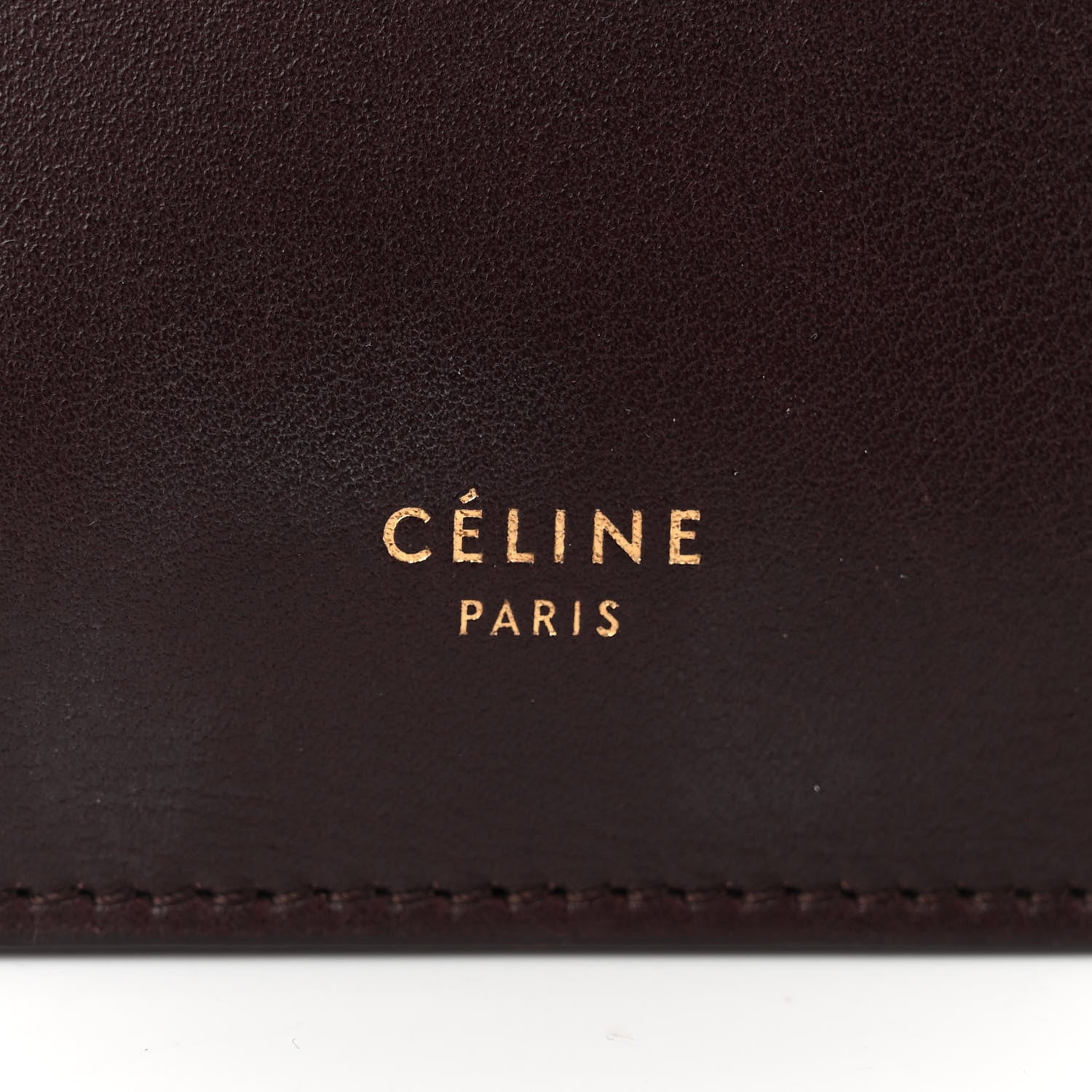Celine Smooth Calfskin Mini Clasp Bag Bordeaux 6 of 10