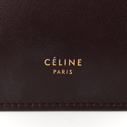 Celine Smooth Calfskin Mini Clasp Bag Bordeaux 6 of 10