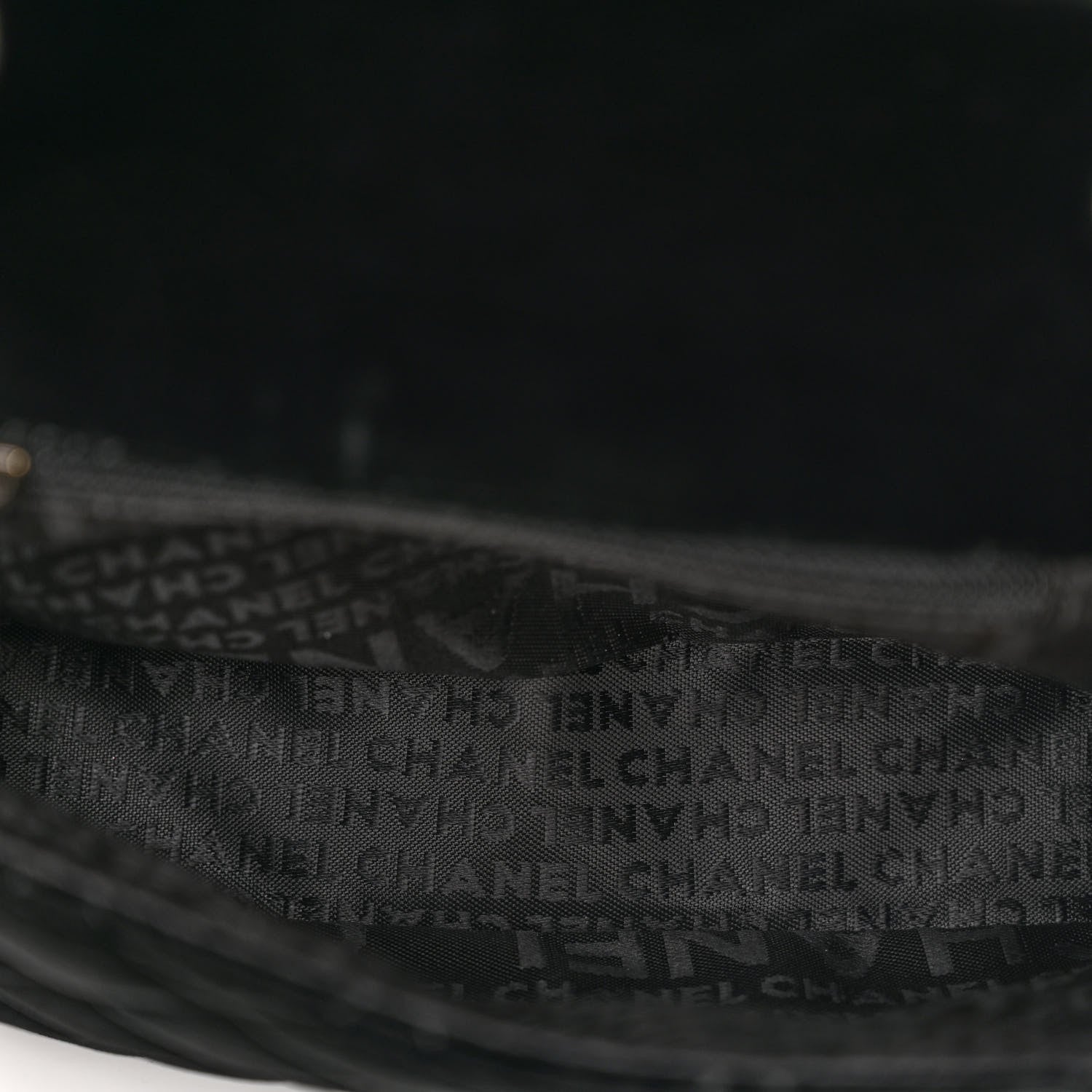 Chanel Velvet Quilted Mini Square Flap Black 5 of 11