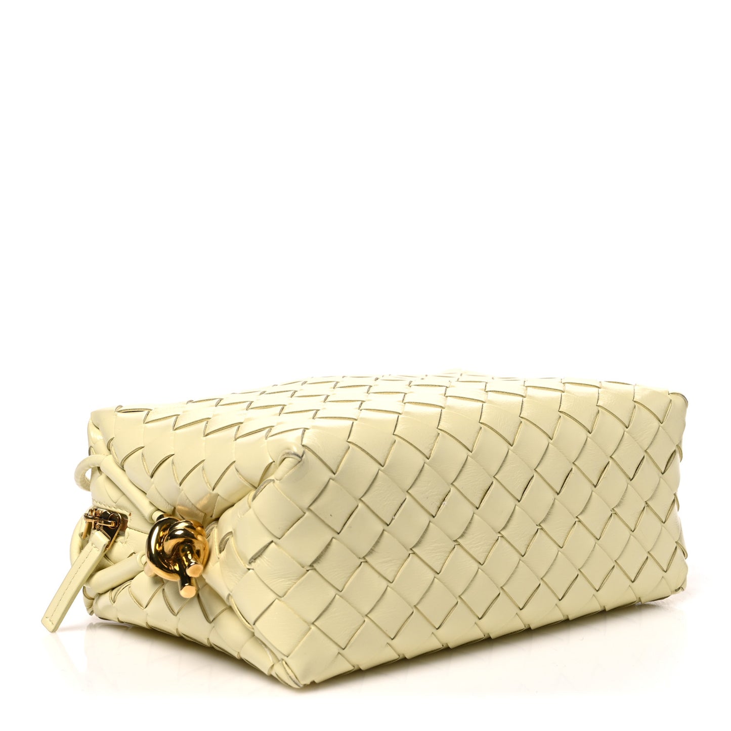 Nappa Intrecciato Small Loop Camera Bag Ice Cream