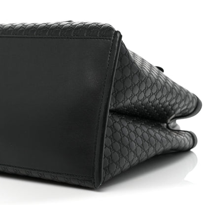 Gucci Soft Microguccissima Medium Tote Black 9 of 11