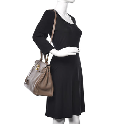 Hermes Taurillon Clemence Kelly Retourne 35 Etoupe 2 of 22