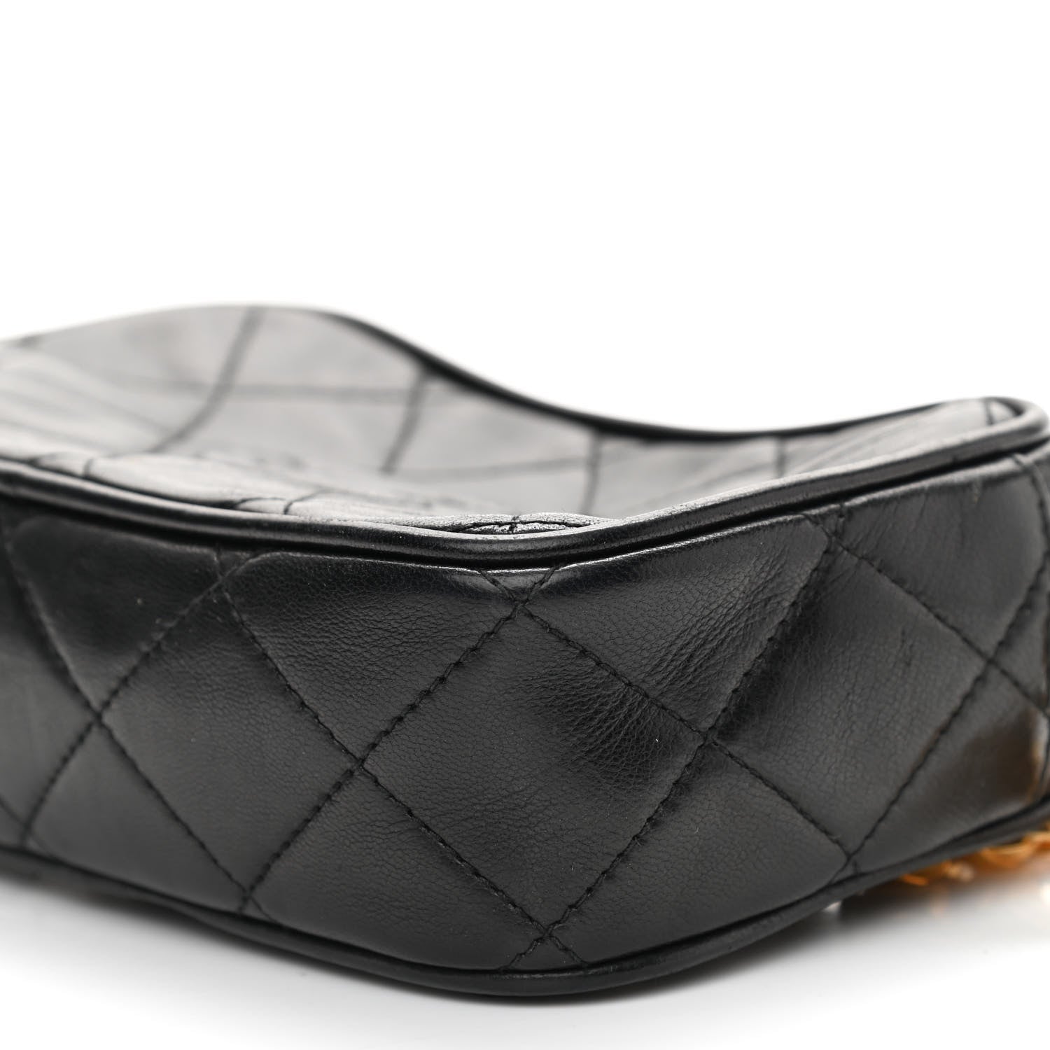 Chanel Lambskin Quilted Tassel Camera Case Black 10 of 11