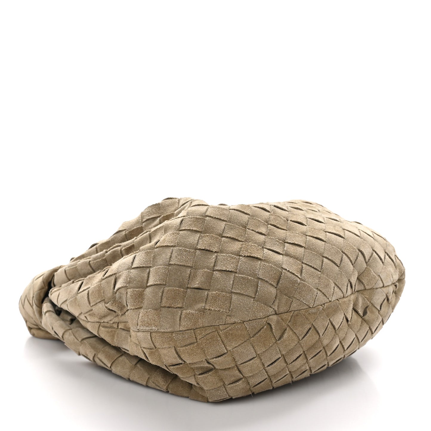 Suede Calfskin Intrecciato Teen Jodie Hobo Beige