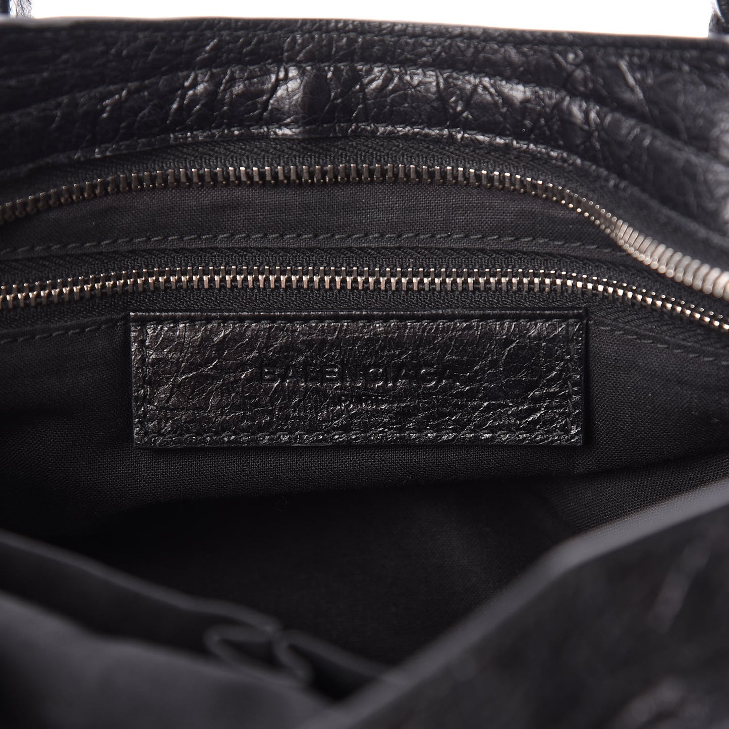 Agneau Classic Silver Hardware S City Black