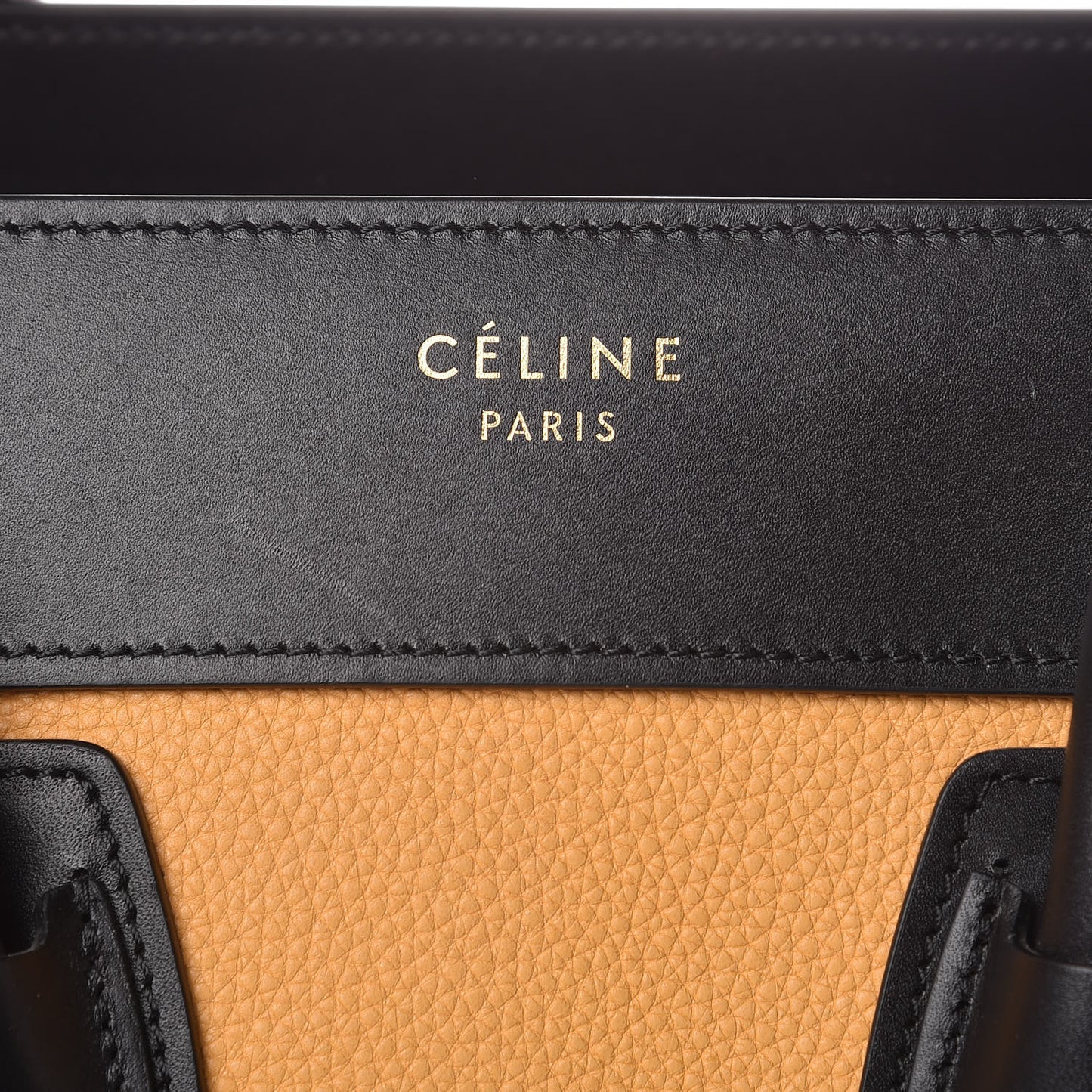 Baby Grained Calfskin Nubuck Micro Tri-Color Luggage Corn