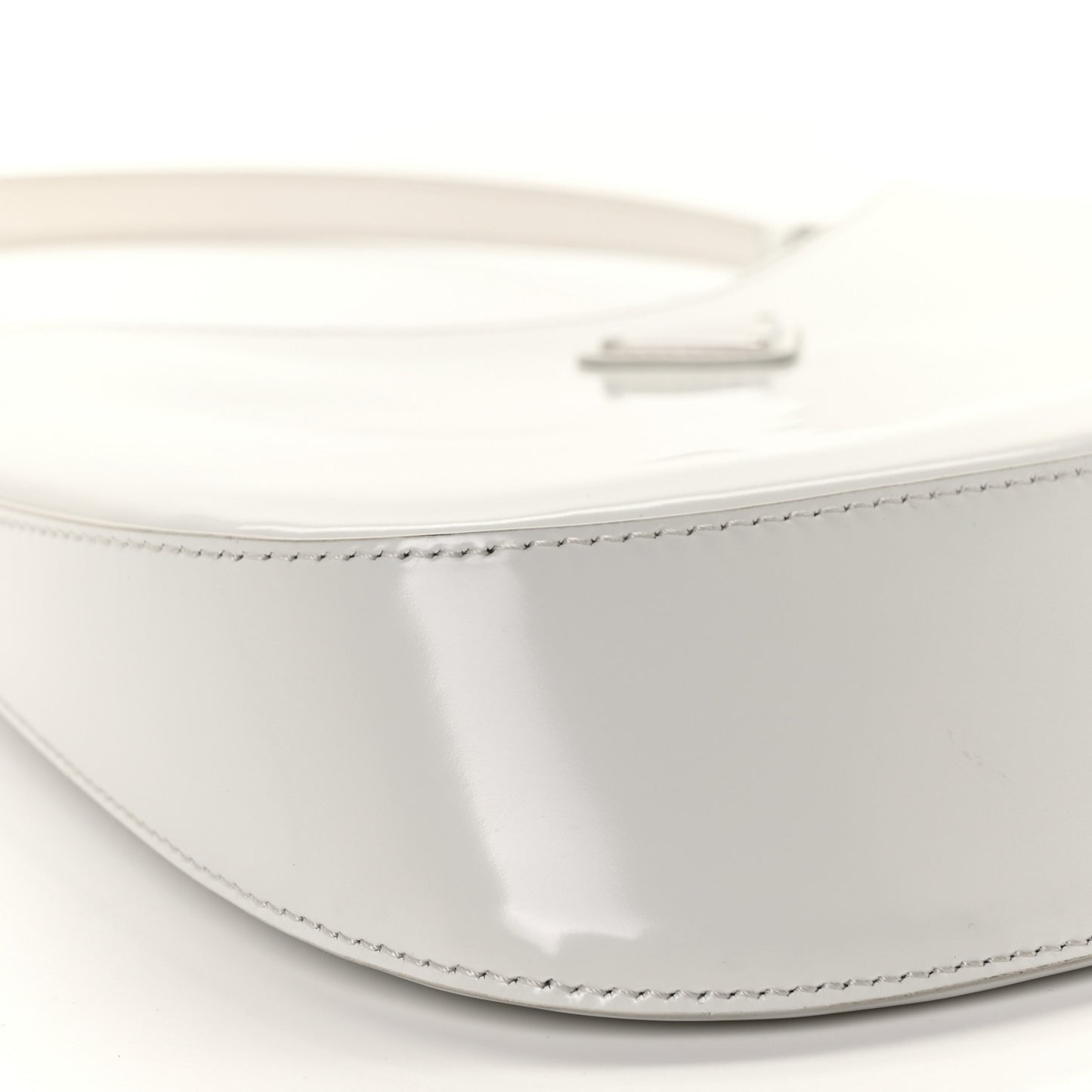 Spazzolato Cleo Shoulder Bag White