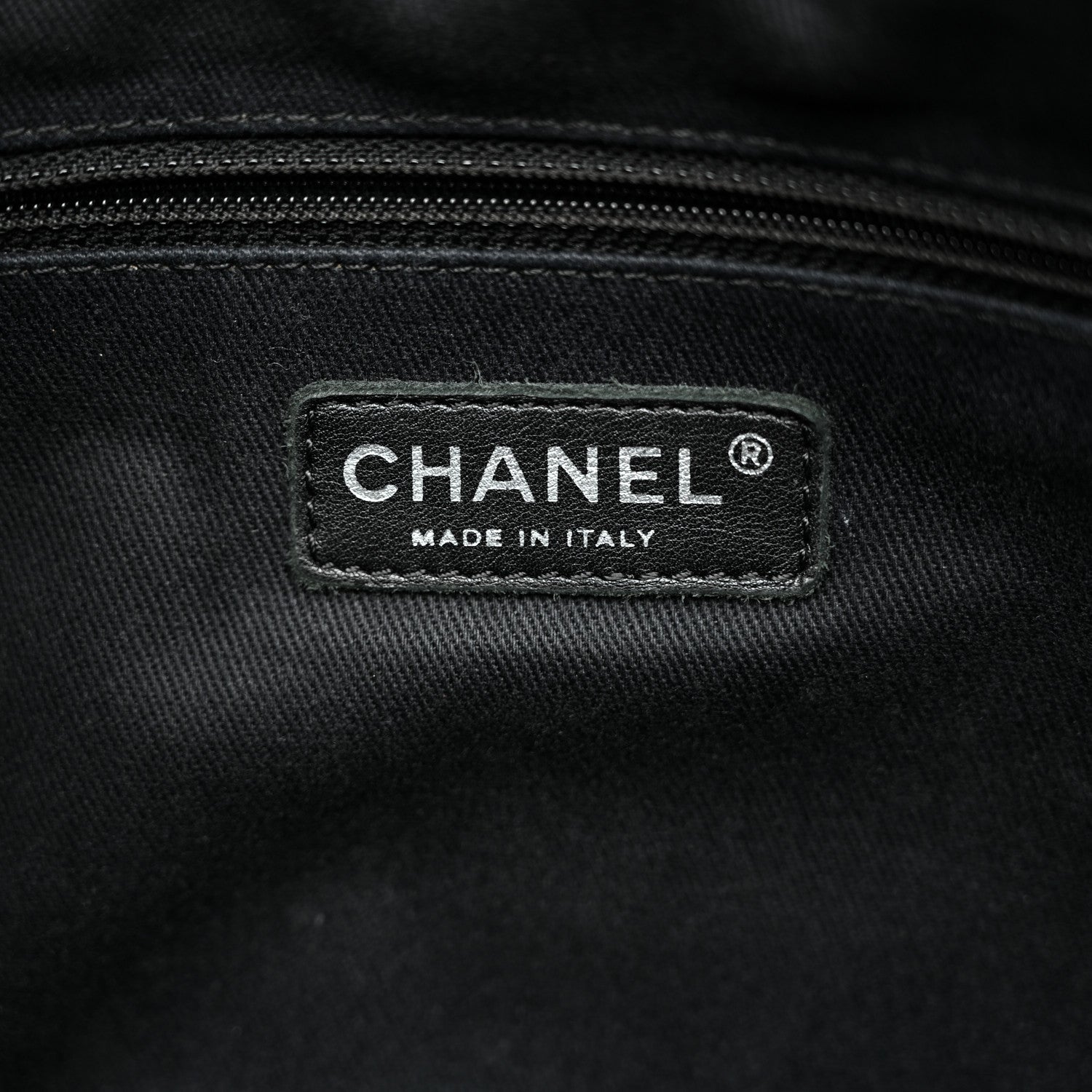 Chanel Caviar Quilted CC Timeless Soft Tote Black 6 of 13