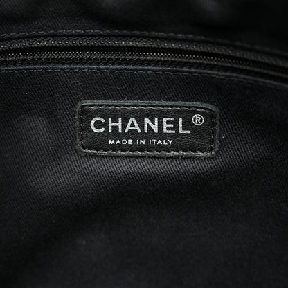 Chanel Caviar Quilted CC Timeless Soft Tote Black 6 of 13