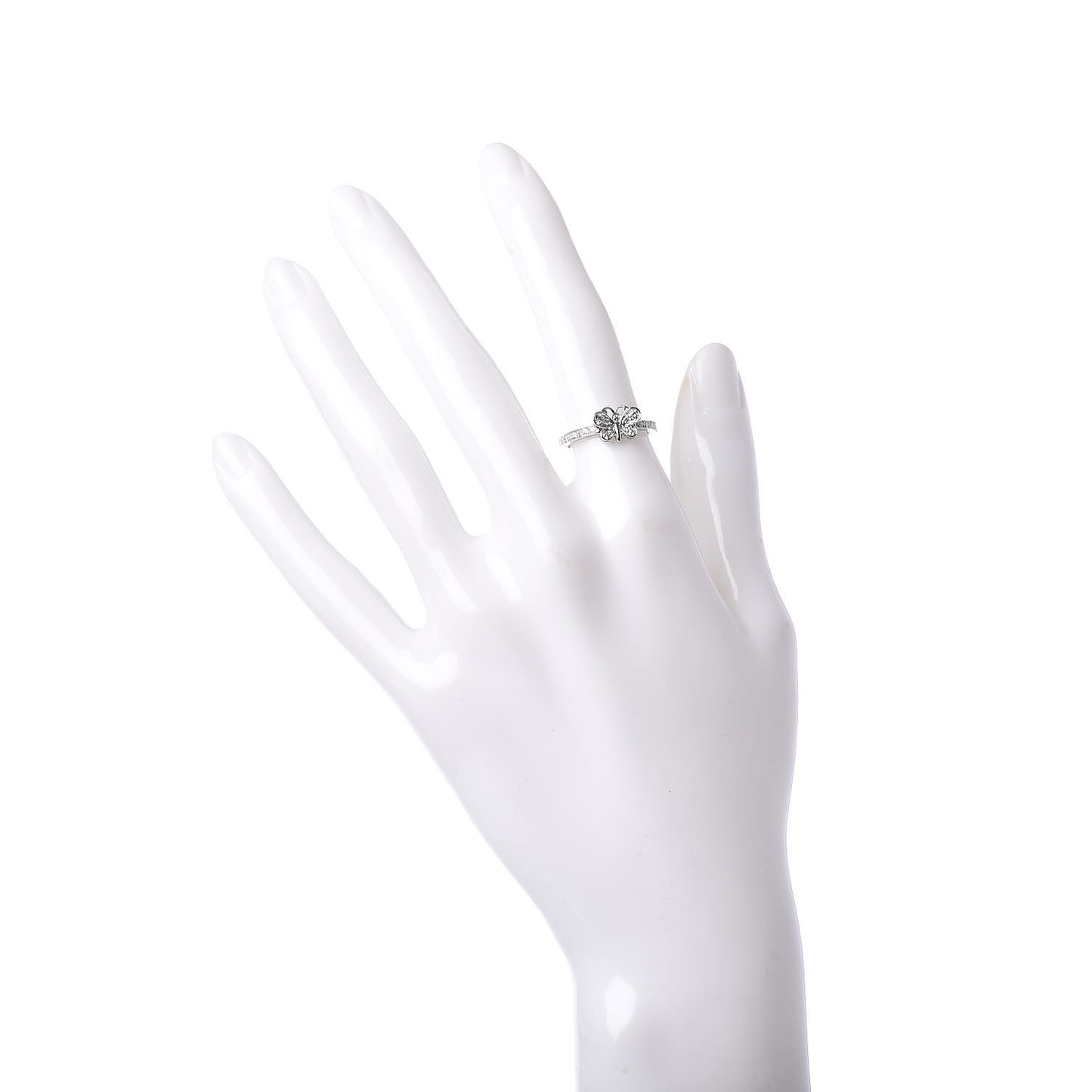 Platinum Diamond Enchant Butterfly Ring 49 4.75