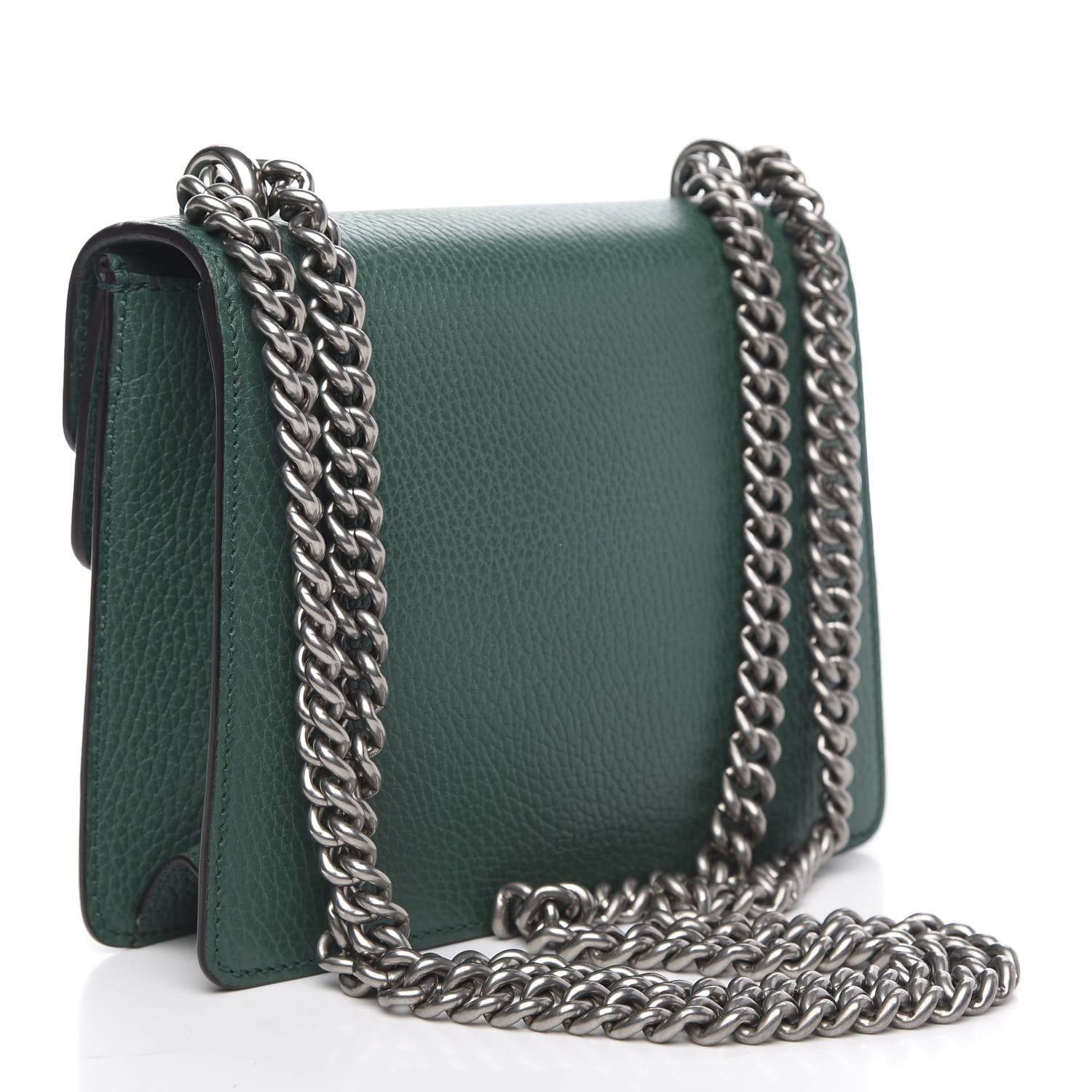 Gucci Calfskin Mini Dionysus Shoulder Bag Emerald 3 of 11