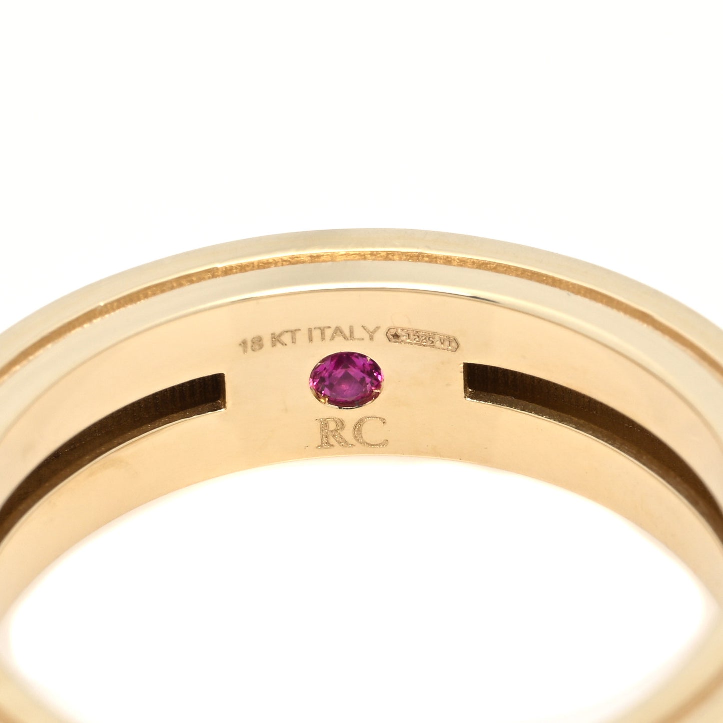18K Yellow Gold Portofino Two-Row Ring 53 6.5