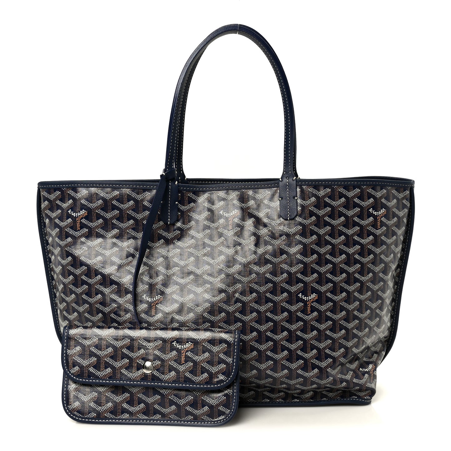 Goyardine Reversible Anjou PM Navy
