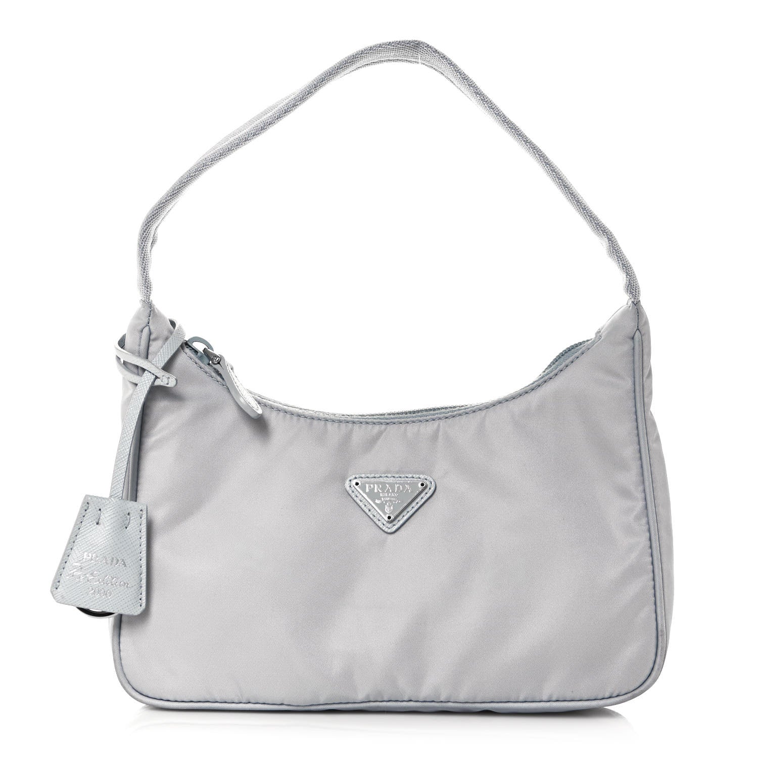 Prada Tessuto Nylon Mini Re-Edition 2000 Bag Fiordaliso 1 of 13
