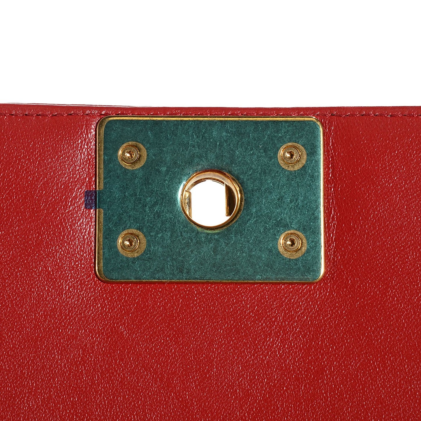 Lambskin Quilted New Medium Boy Flap Red