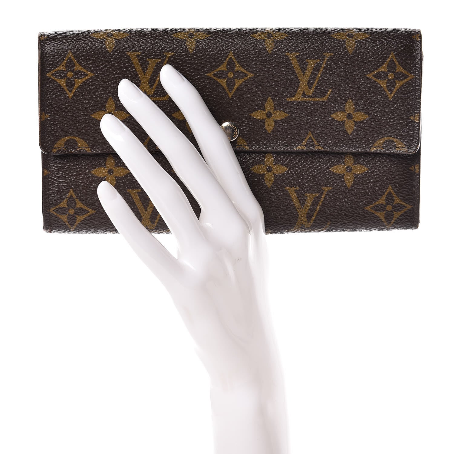 Louis Vuitton Monogram Sarah Wallet 2 of 9