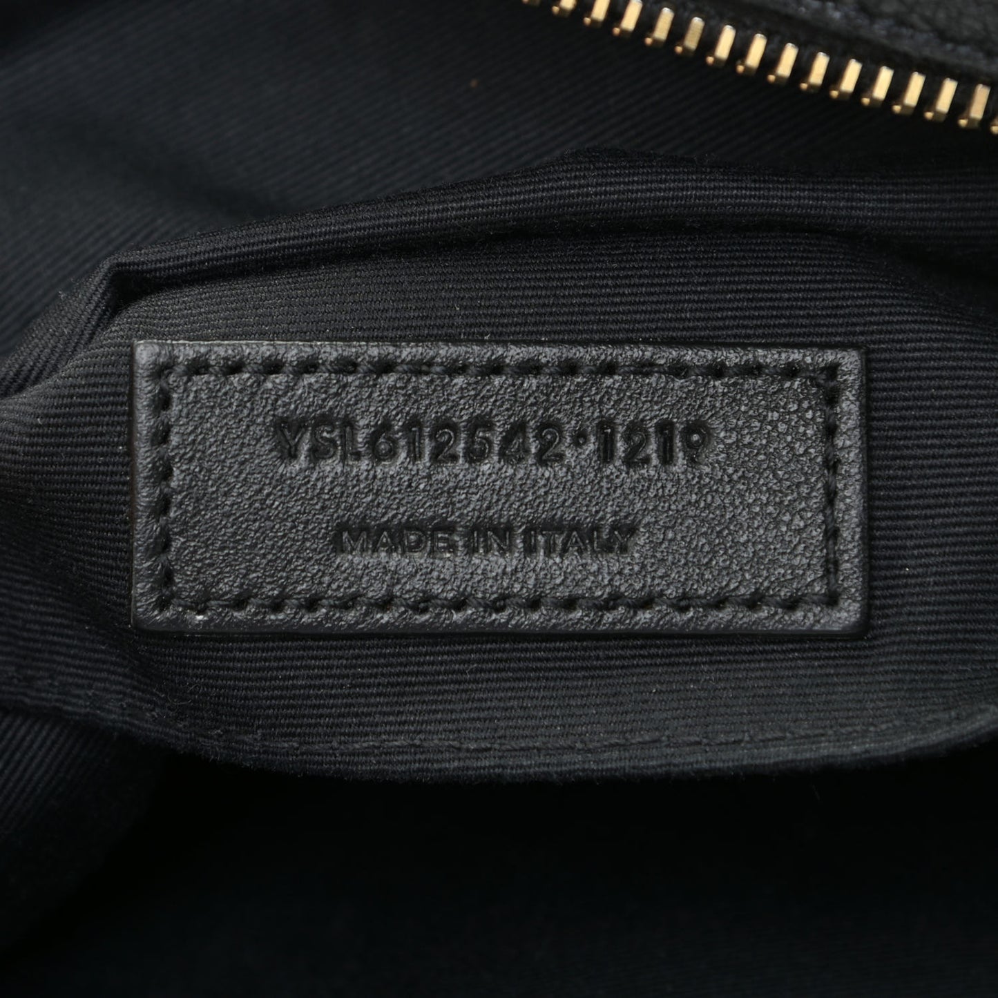 Lambskin Monogram Small Lou Camera Bag Black