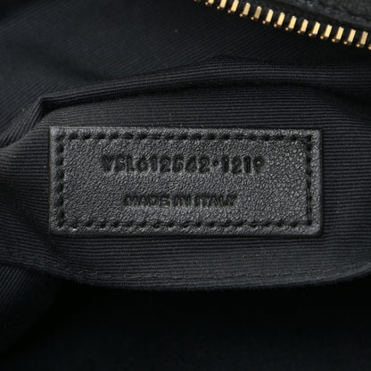Saint Laurent Lambskin Monogram Small Lou Camera Bag Black 12 of 13