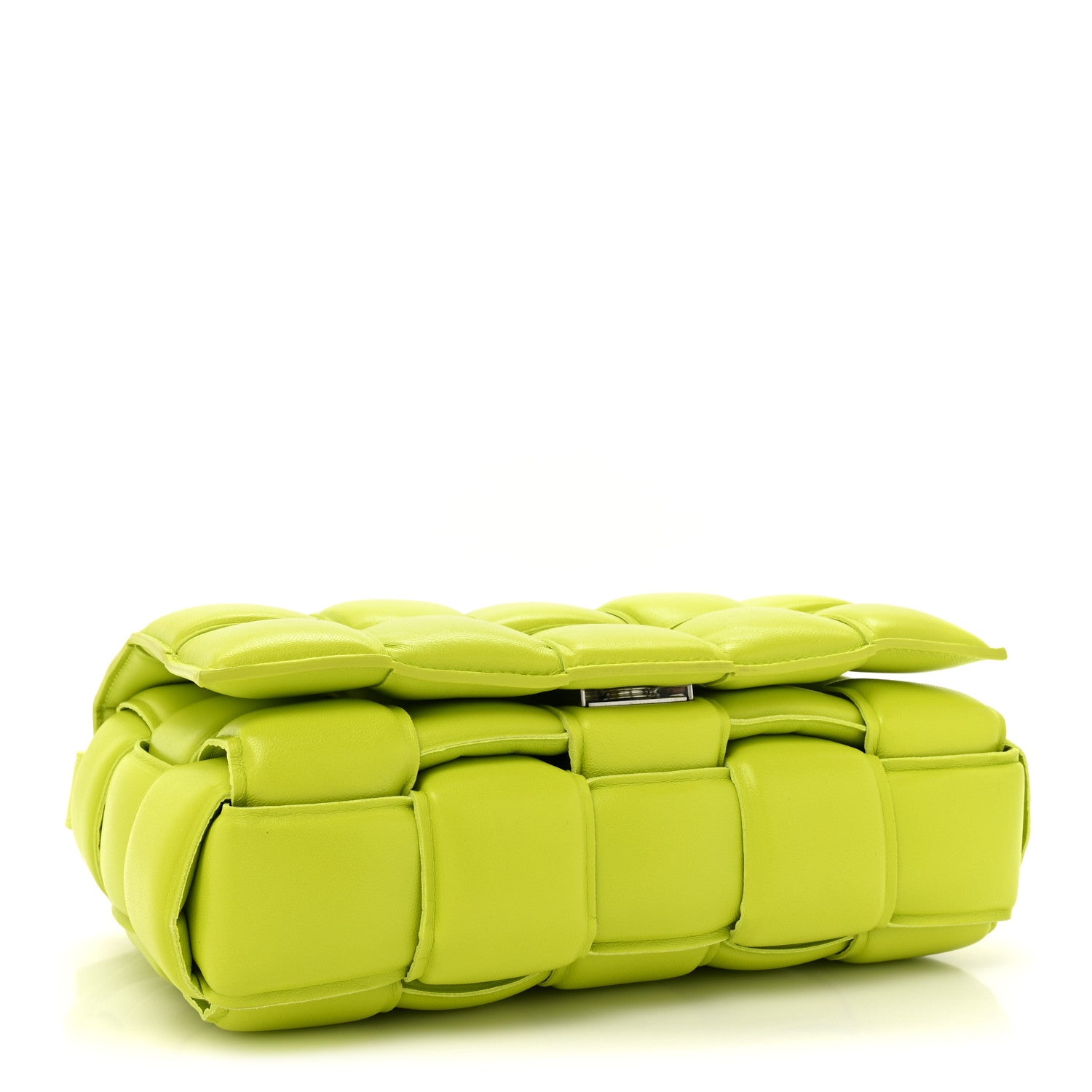 Bottega Veneta Nappa Maxi Intreccio Padded Cassette Crossbody Bag Kiwi 4 of 9