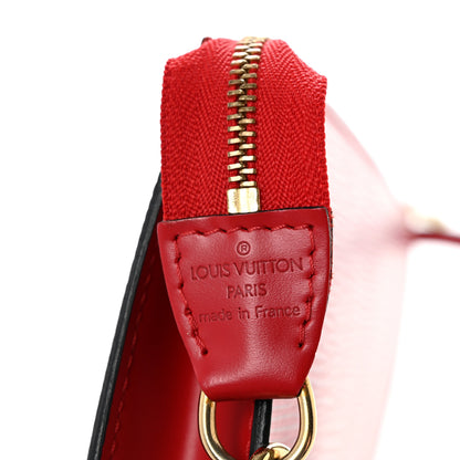 Louis Vuitton Epi Pochette Accessories 24 Castillan Red 6 of 12