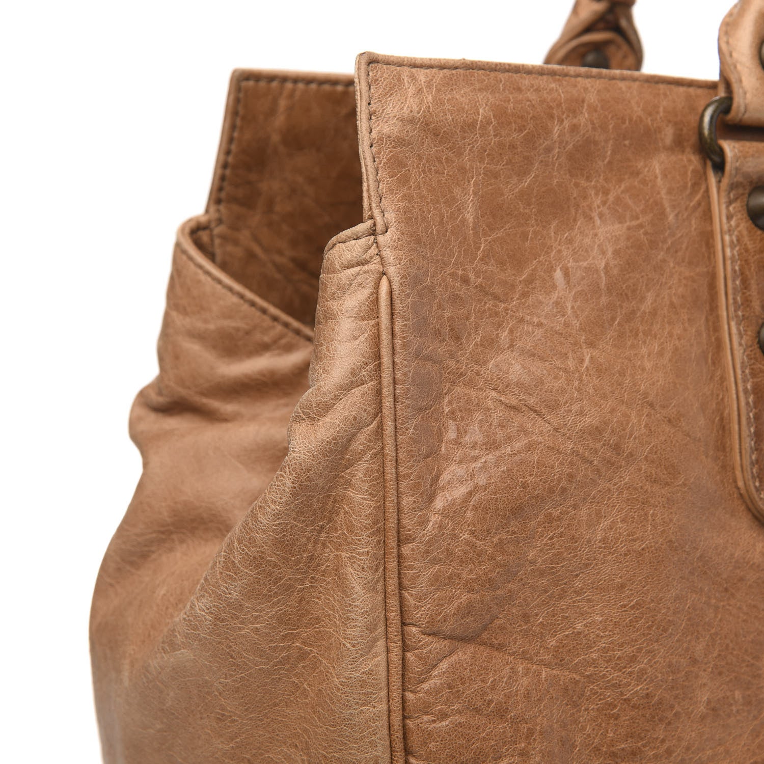 Balenciaga Chevre Shopper Tote Caramel 11 of 18